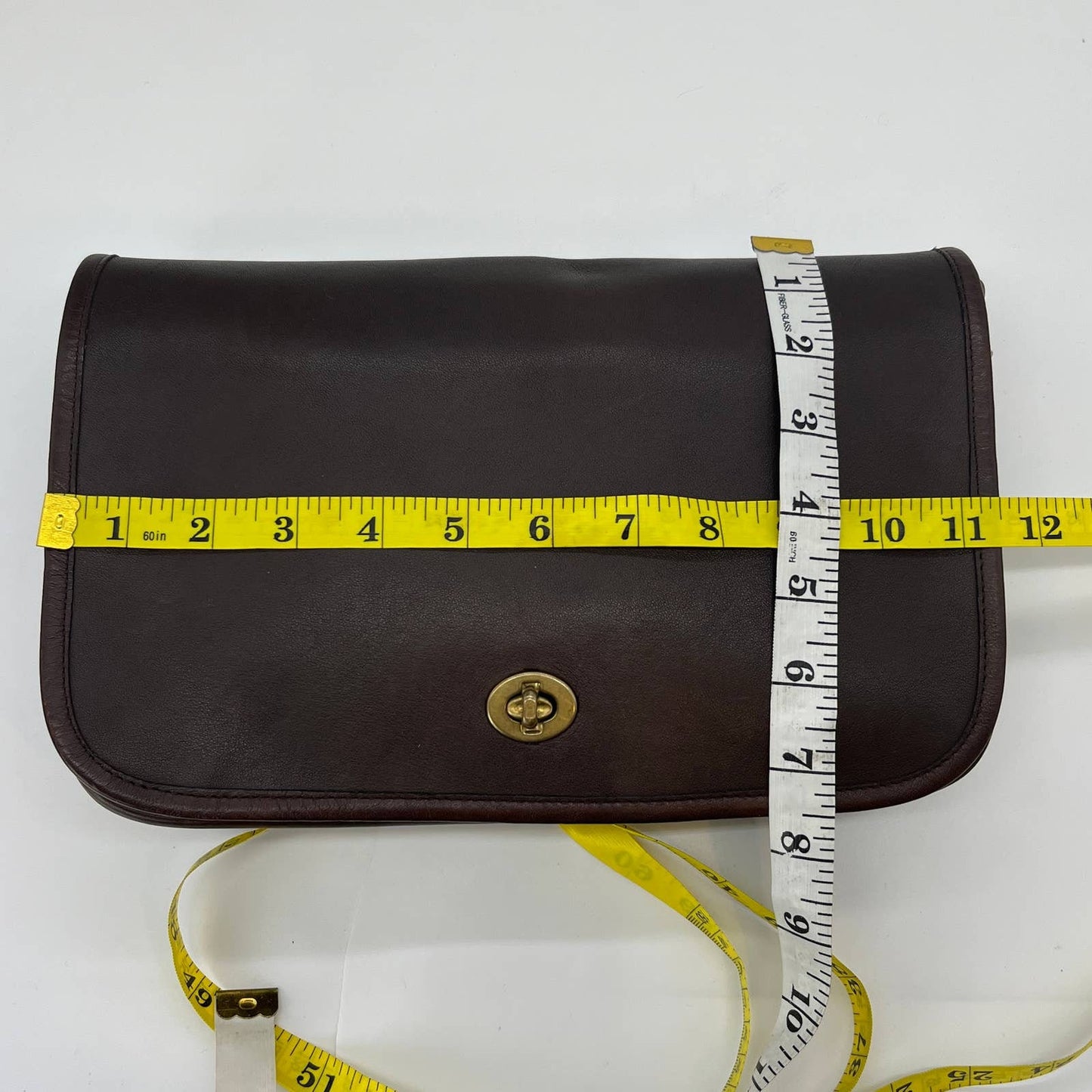 Vintage Coach NYC Convertible Clutch #9635 Mocha Brown