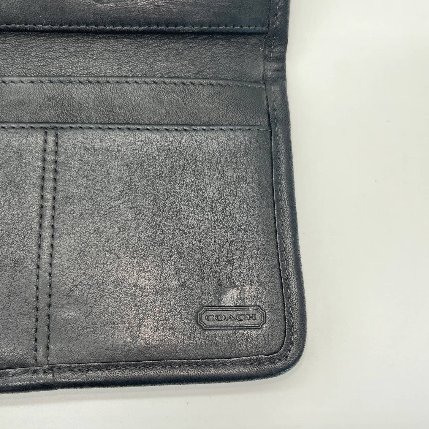 Vintage Coach Swing Wallet 4843 Black