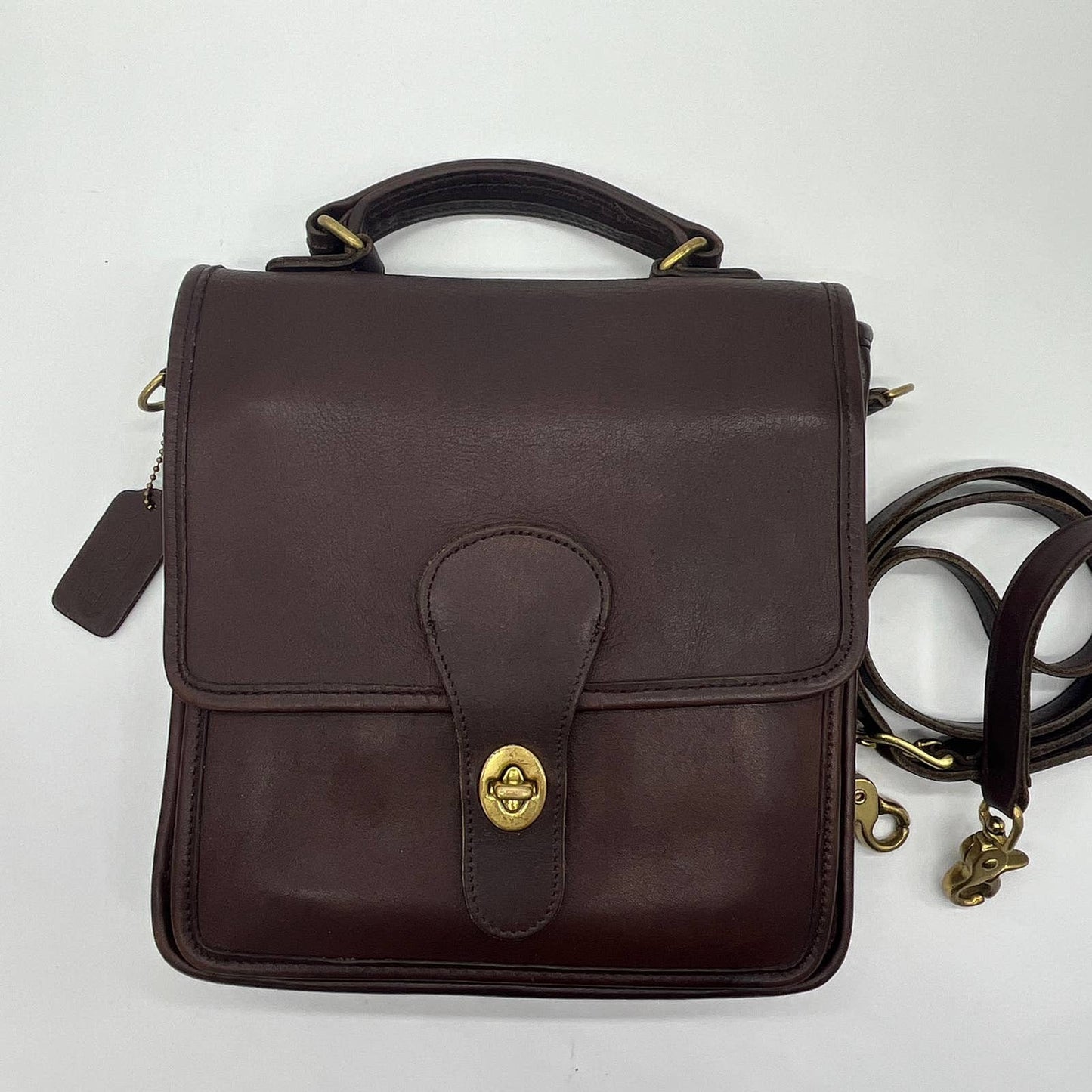 Vintage Coach Station Bag #5130 Mahogany 1999 Costa Rica