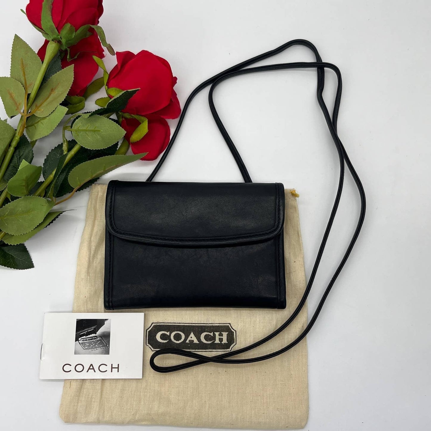 Vintage Coach Swing Wallet 4843 Black