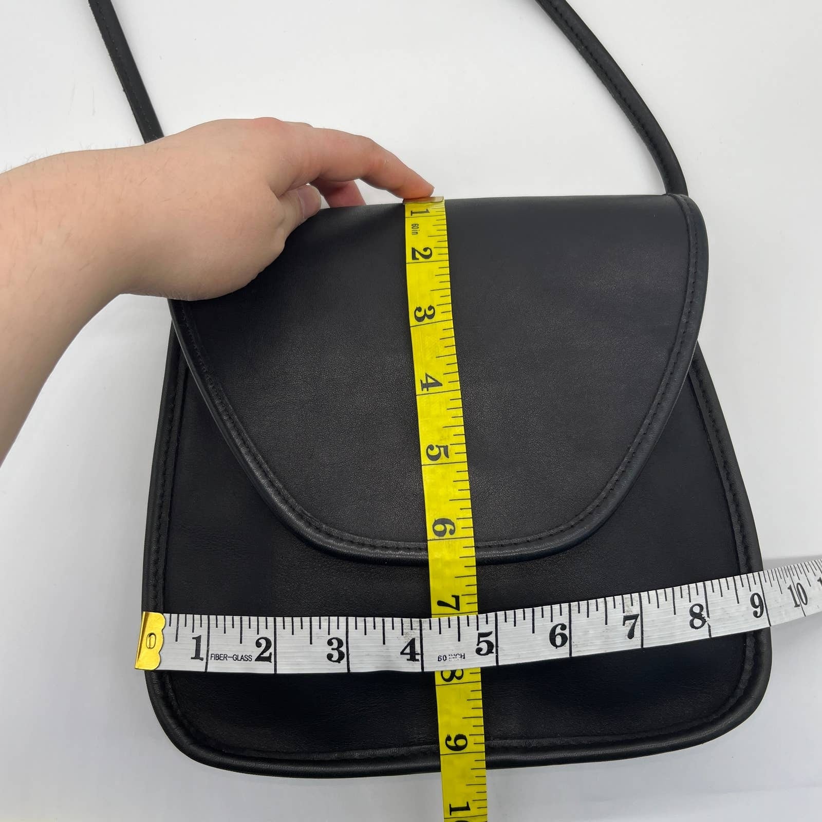 Black Leather Vintage good Coach Lindsay Crossbody Bag