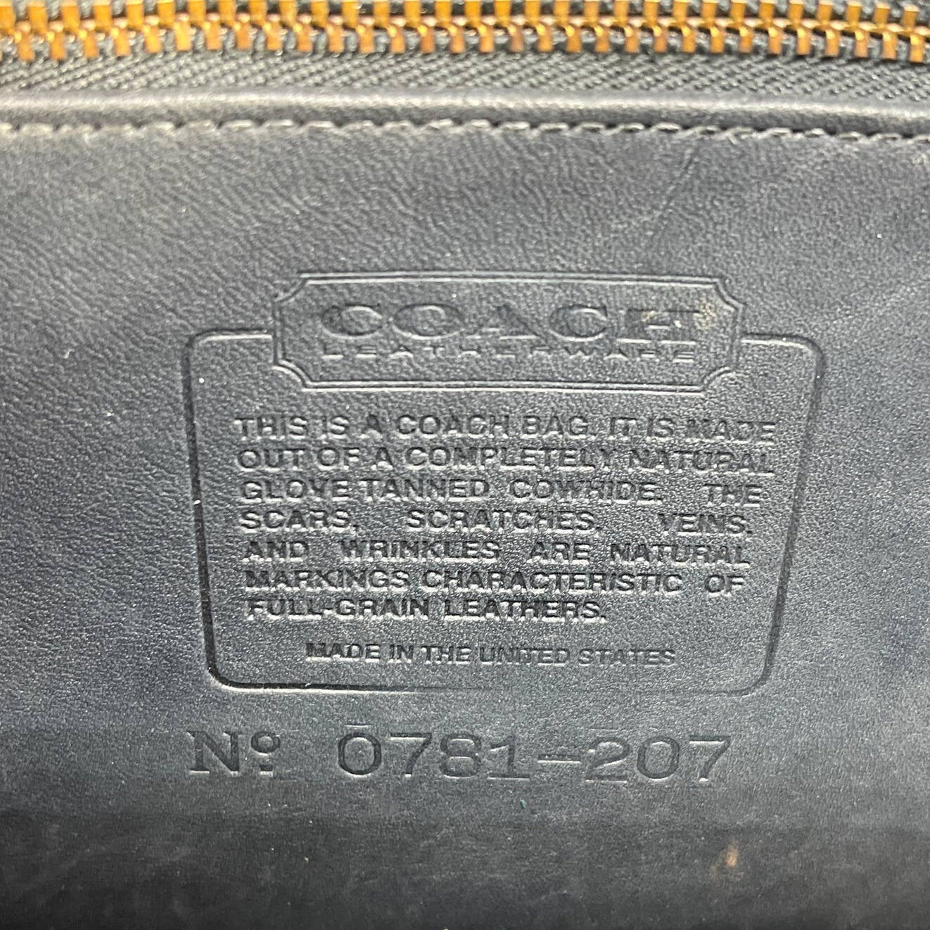 Vintage Coach Kent Bag 9916 USA