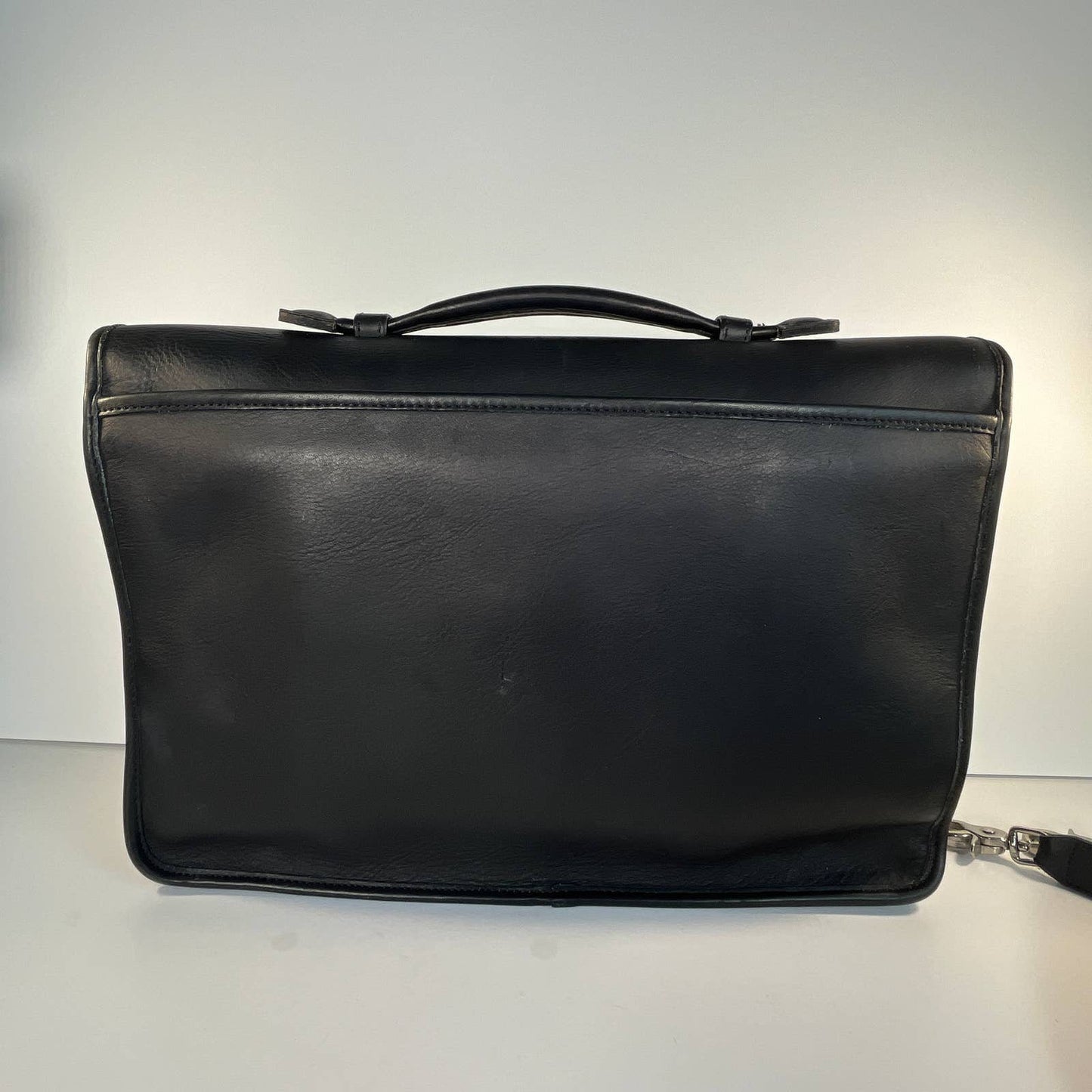 Vintage Coach Lexington Briefcase 5265 Black Nickel 1997 USA