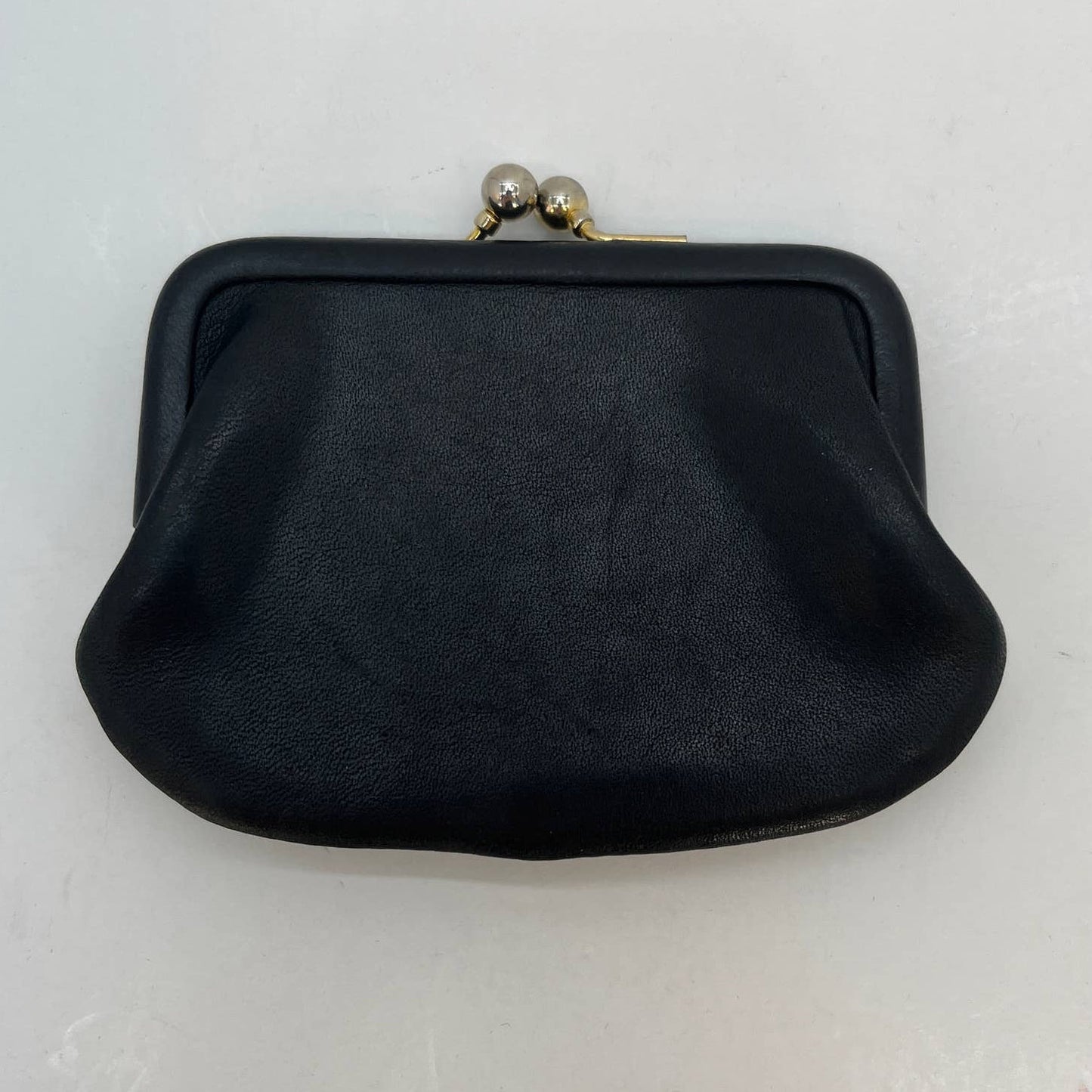 Vintage Coach Kisslock Coin Purse Black