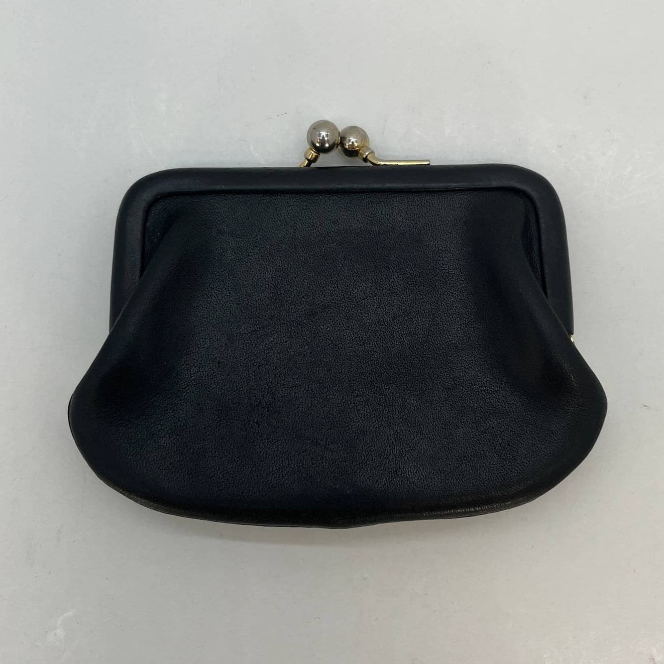 Vintage Coach Kisslock Coin Purse Black