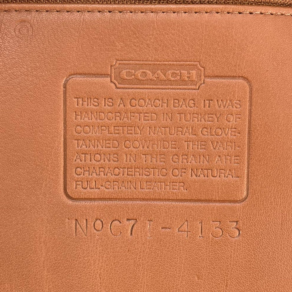 Vintage Coach Waverly Bag 4133 British Tan 1997 Turkey