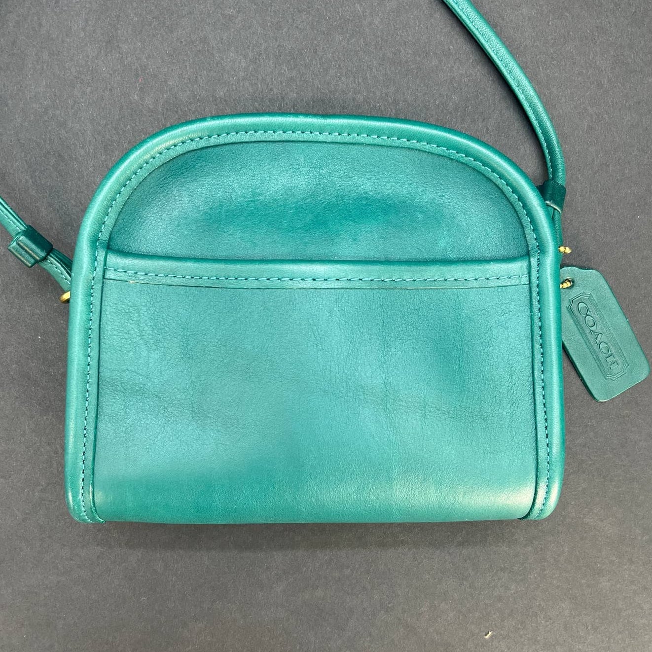 Vintage Coach Abbie Zip 9017 USA 1998 Jade