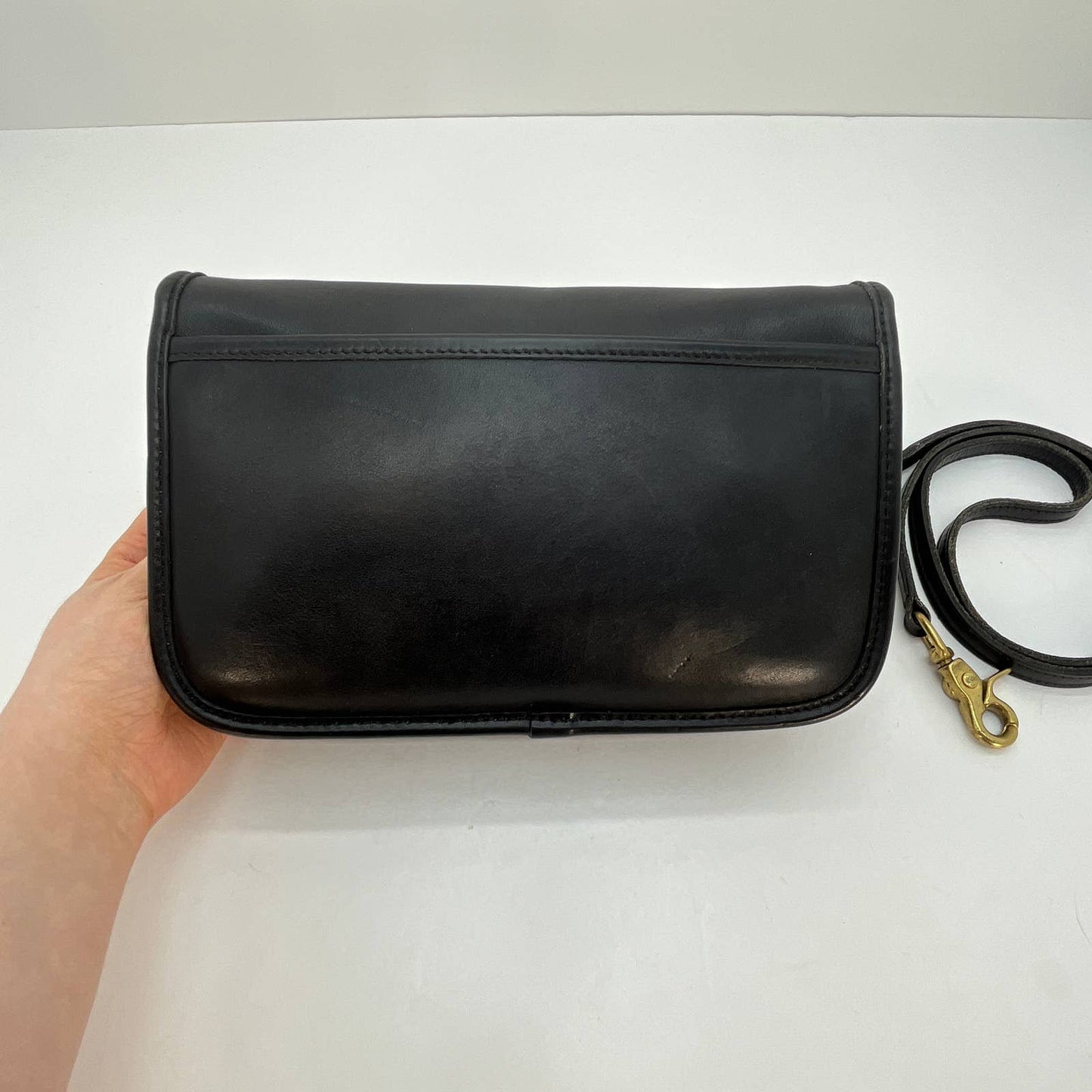 Vintage Coach Pocket Purse 9755 Black USA